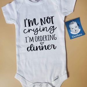 0-3 mo old onesie